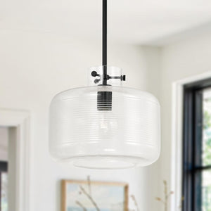Capital Lighting 342511MB Brighton 1 Light Pendant Matte Black