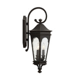 Capital Lighting 939731OZ Inman Park 3 Light Outdoor Wall Lantern Oiled Bronze