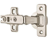 Amerock Cabinet Hinge 2-9/16 inch (65 mm) Length Hinge Nickel 2 Pack Self-Closing Hinge Concealed Hinge Cabinet Door Hinge