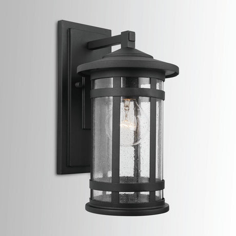 Capital Lighting 935511BK Mission Hills 1 Light Outdoor Wall Lantern Black