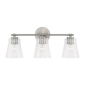 Capital Lighting 146931BN-533 Baker 3 Light Vanity Brushed Nickel