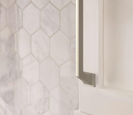 Amerock Cabinet Pull Satin Nickel 6-5/16 inch (160 mm) Center-to-Center Exceed 1 Pack Drawer Pull Cabinet Handle Cabinet Hardware