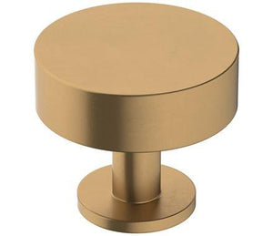Amerock Cabinet Knob Champagne Bronze 1-1/4 inch (32 mm) Diameter Radius 1 Pack Drawer Knob Cabinet Hardware