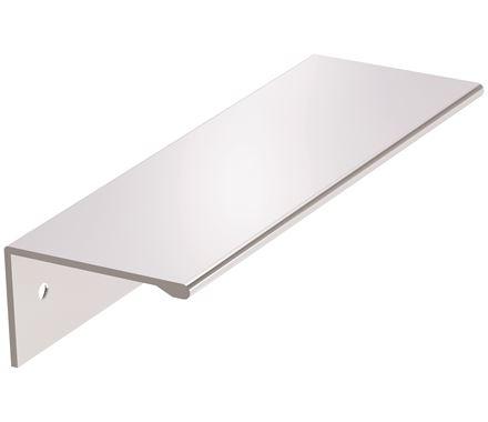 Amerock Cabinet Pull Polished Chrome 3-3/4 inch (96 mm) Center to Center Edge Pull 1 Pack Drawer Pull Drawer Handle Cabinet Hardware
