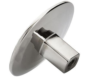 Amerock Cabinet Knob Polished Nickel 1-9/16 inch (40 mm) Diameter Concentric 1 Pack Drawer Knob Cabinet Hardware