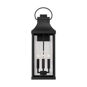 Capital Lighting 946441BK Bradford 4 Light Outdoor Wall Lantern Black