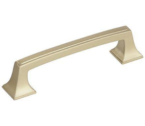 Amerock Cabinet Pull Golden Champagne 3-3/4 inch (96 mm) Center to Center Mulholland 1 Pack Drawer Pull Drawer Handle Cabinet Hardware