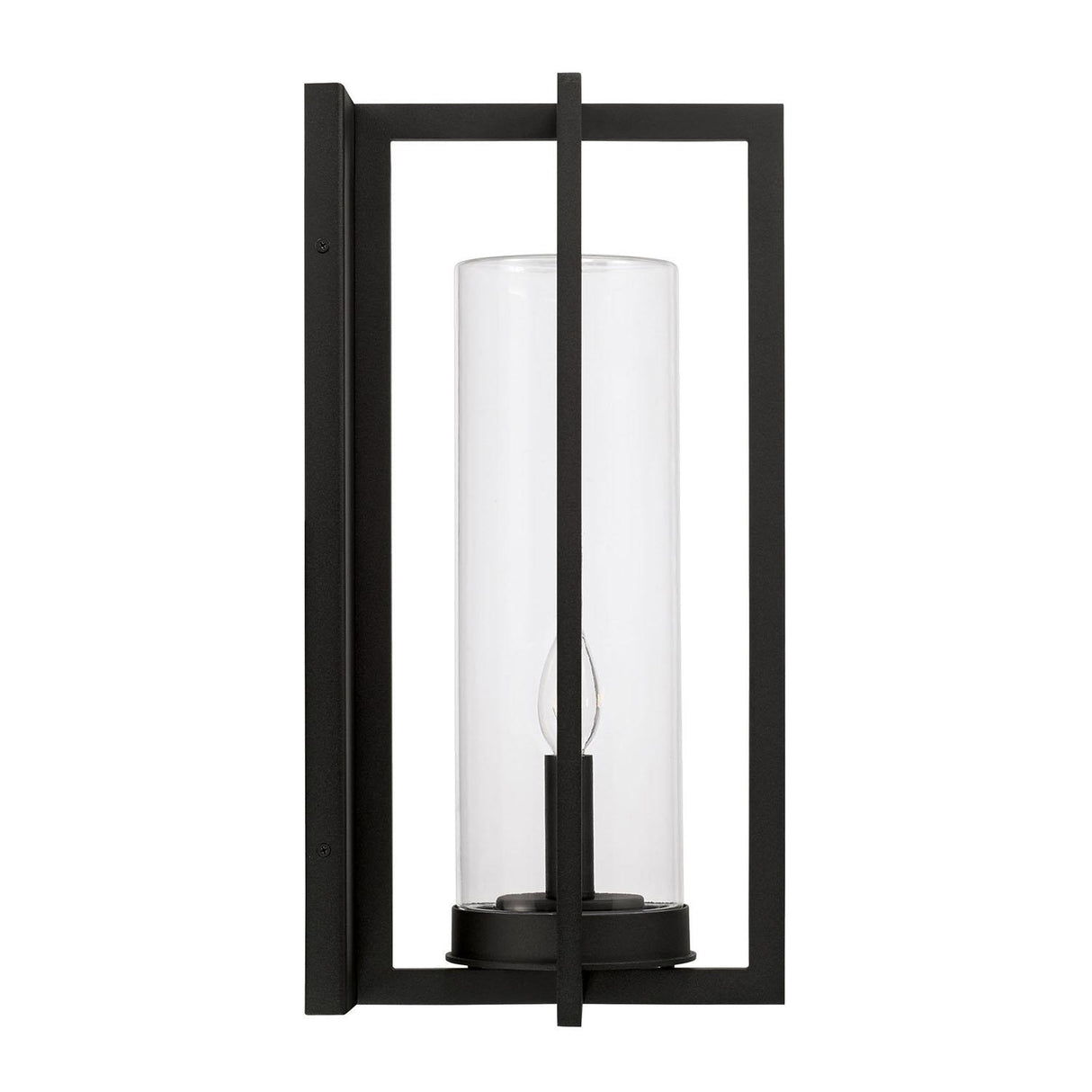 Capital Lighting 948221BK Kent 2 Light Outdoor Wall Lantern Black