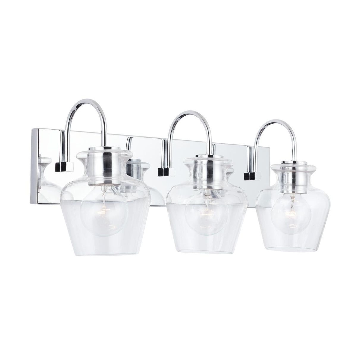 Capital Lighting 138131CH-490 Danes 3 Light Vanity Chrome