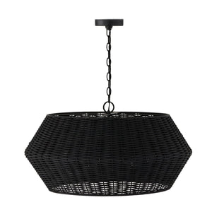 Capital Lighting 347861MB Boca 6 Light Pendant Matte Black