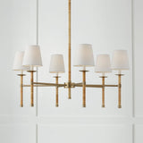 Capital Lighting 447261MA-705 Tulum 6 Light Chandelier Matte Brass