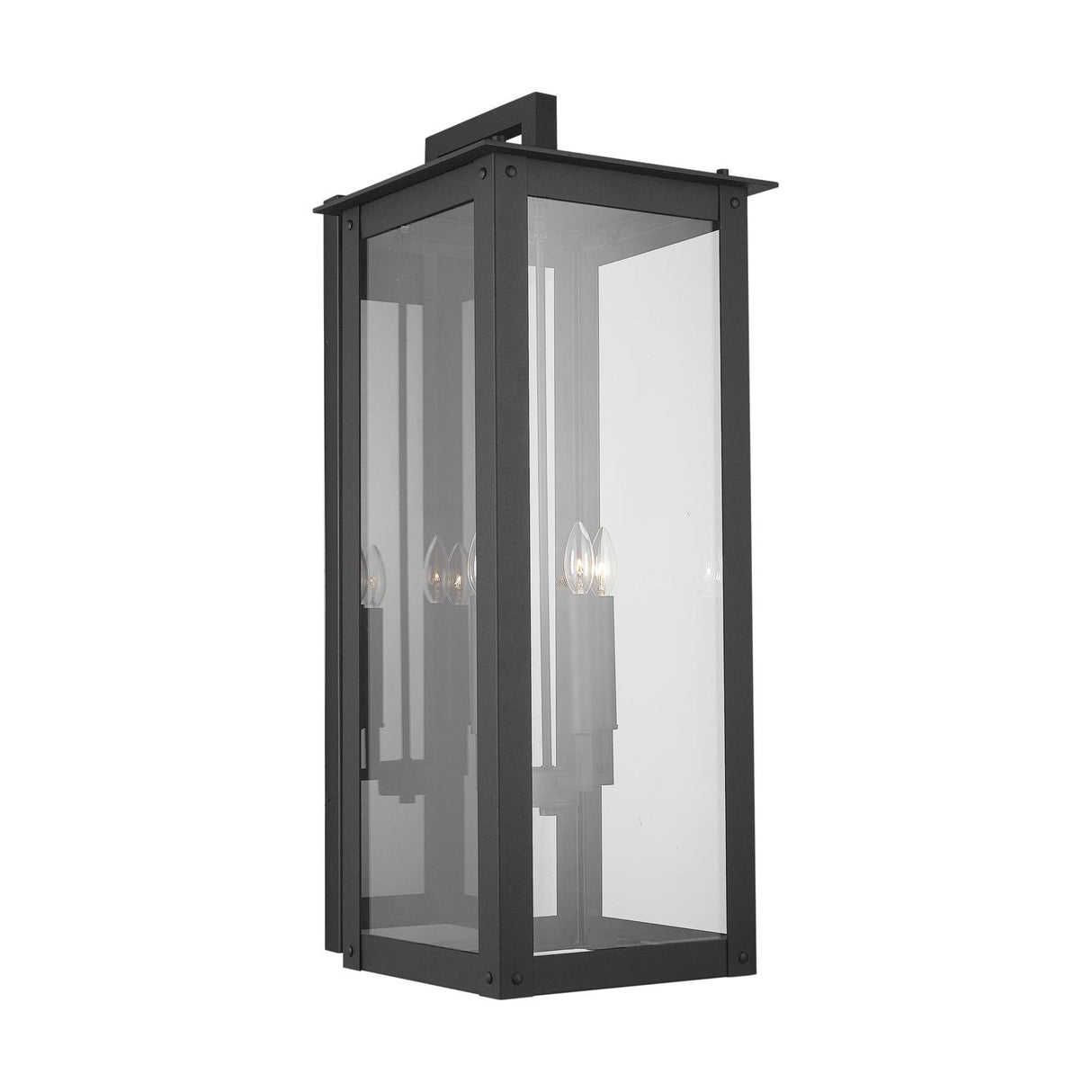 Capital Lighting 934642BK Hunt 4-Light Wall Mount Black