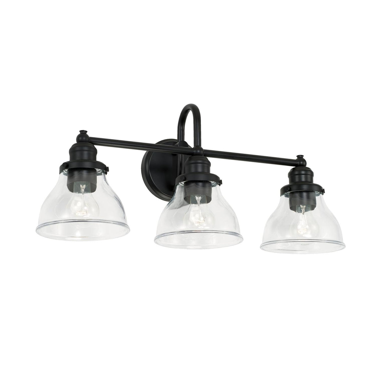 Capital Lighting 8303MB-461 Baxter 3 Light Vanity Matte Black