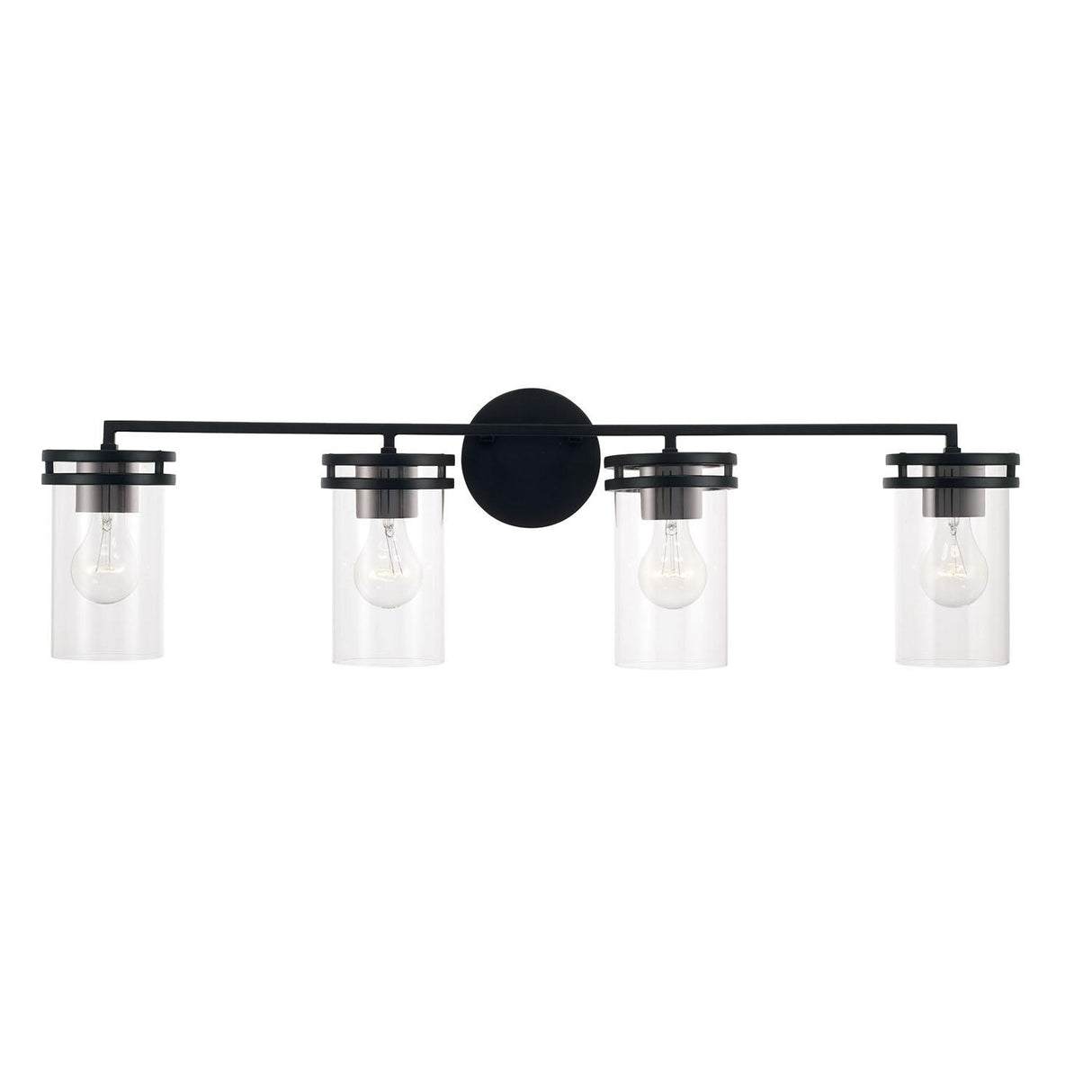 Capital Lighting 148741MB-539 Fuller 4 Light Vanity Matte Black