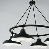 Capital Lighting 442141MB Jones 4 Light Chandelier Matte Black