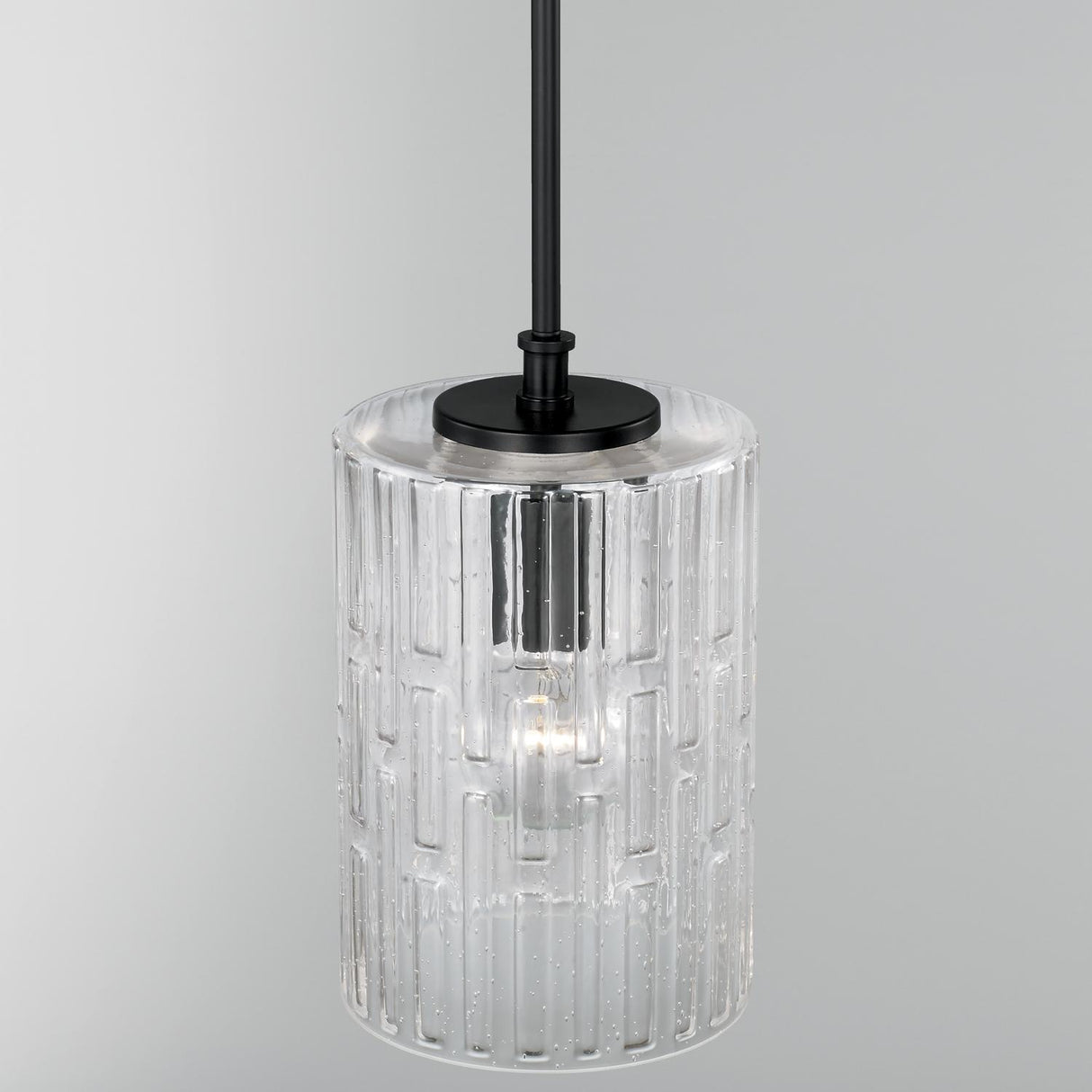 Capital Lighting 341311MB Emerson 1 Light Pendant Matte Black