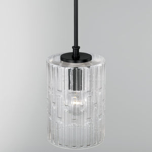 Capital Lighting 341311MB Emerson 1 Light Pendant Matte Black