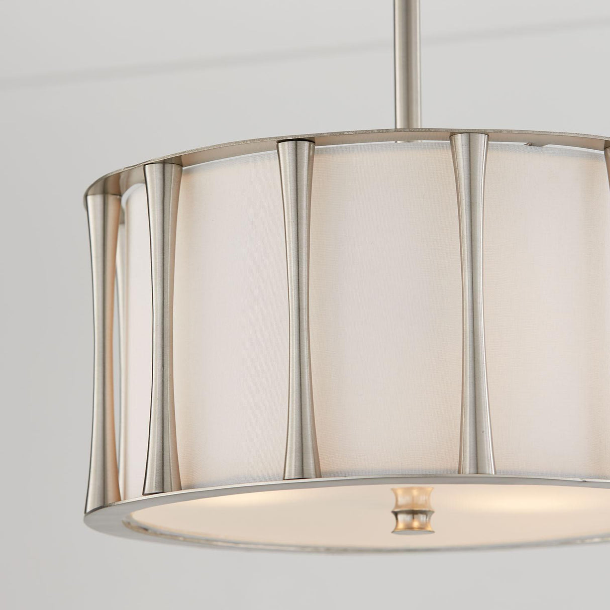 Capital Lighting 244631BN Bodie 3 Light Dual Mount Semi-Flush/Pendant Brushed Nickel