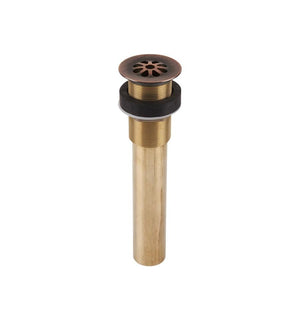 Thompson Traders Bath Drain Medium Antique Copper Flower Style Grid  TDG15-AC Antique Copper