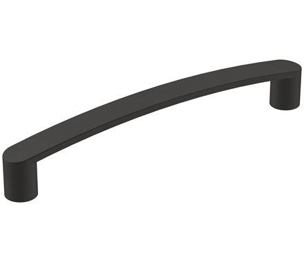 Amerock Cabinet Pull Matte Black 5-1/16 inch (128 mm) Center-to-Center Rift 1 Pack Drawer Pull Cabinet Handle Cabinet Hardware