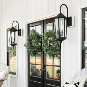 Capital Lighting 926932BK Ellsworth 3 Light Outdoor Wall Lantern Black
