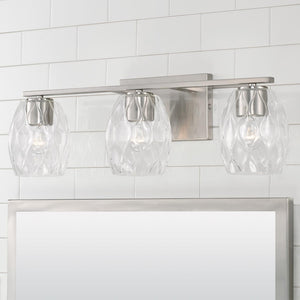 Capital Lighting 145331BN-525 Lucas 3 Light Vanity Brushed Nickel
