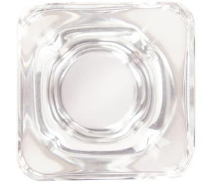 Amerock Cabinet Knob Clear/Satin Nickel 1-3/8 inch (35 mm) Length Glacio 1 Pack Drawer Knob Cabinet Hardware