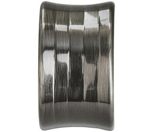Amerock Cabinet Finger Pull Gunmetal 1-1/4 inch (32 mm) Center to Center Concentric 1 Pack Drawer Pull Drawer Handle Cabinet Hardware