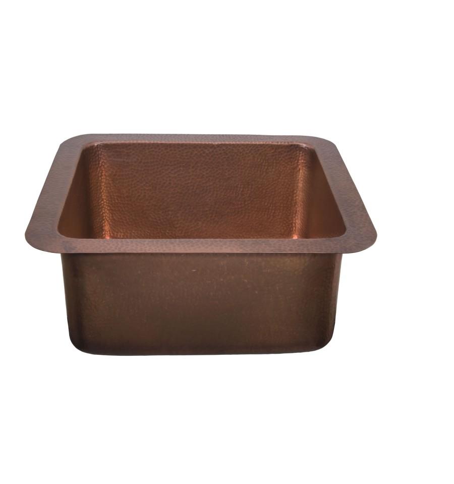 Thompson Traders Vernazza Antique Copper Small Kitchen/large Prep Sink Rivera NS25033H Antique Copper
(Hammered)