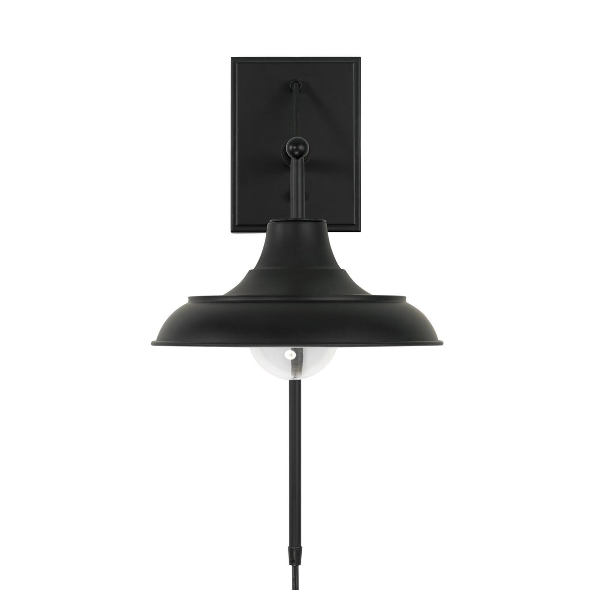 Capital Lighting 642111MB Jones 1 Light Sconce Matte Black