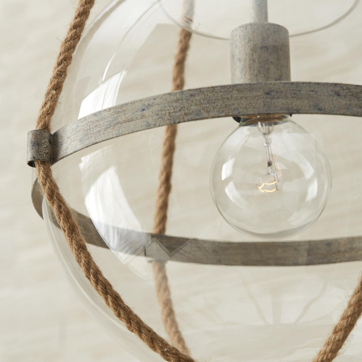 Capital Lighting 327413MS Beaufort 1 Light Pendant Mystic Sand