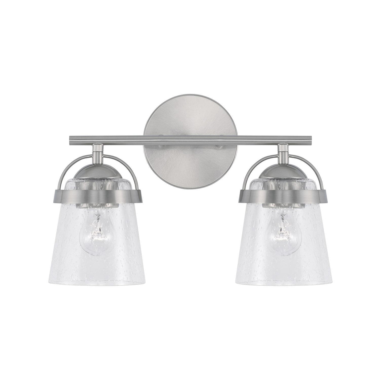 Capital Lighting 147021BN-534 Madison 2 Light Vanity Brushed Nickel