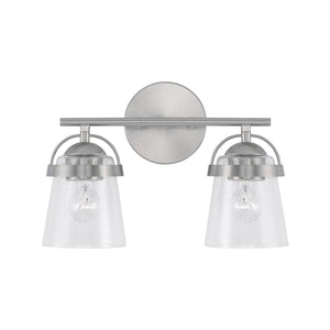 Capital Lighting 147021BN-534 Madison 2 Light Vanity Brushed Nickel