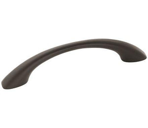 Amerock Cabinet Pull Matte Black 3-3/4 inch (96 mm) Center to Center Vaile 1 Pack Drawer Pull Drawer Handle Cabinet Hardware