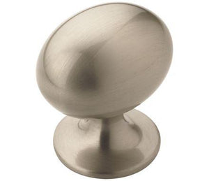 Amerock Cabinet Knob Satin Nickel 1-3/8 inch (35 mm) Length Everyday Heritage 1 Pack Drawer Knob Cabinet Hardware