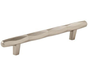 Amerock Cabinet Pull Satin Nickel 5-1/16 inch (128 mm) Center to Center St. Vincent 1 Pack Drawer Pull Drawer Handle Cabinet Hardware