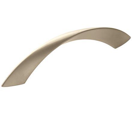 Amerock Cabinet Pull Satin Nickel Matte 5-1/16 inch (128 mm) Center to Center Essential'Z 1 Pack Drawer Pull Drawer Handle Cabinet Hardware
