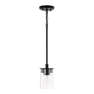 Capital Lighting 246811MB-532 Mason 1 Light Semi-Flush Matte Black
