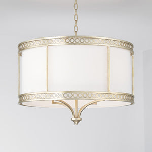 Capital Lighting 343141WG Isabella 4 Light Pendant Winter Gold