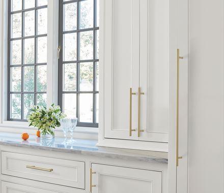 Amerock Cabinet Pull Golden Champagne 3 inch (76 mm) Center to Center Bar Pulls 1 Pack Drawer Pull Drawer Handle Cabinet Hardware