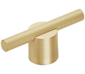 Amerock Cabinet Pull Matte Gold 5/8 inch (16 mm) Center to Center Transcendent 1 Pack Drawer Pull Drawer Handle Cabinet Hardware