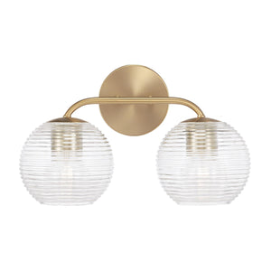 Capital Lighting 149921MA-544 Dolan 2 Light Vanity Matte Brass