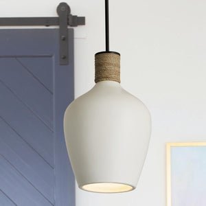Capital Lighting 340614PW Destin 1 Light Pendant Dark Pewter