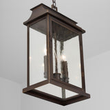 Capital Lighting 936823OZ Bolton 2 Light Outdoor Hanging Lantern Oiled Bronze