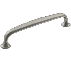 Amerock Cabinet Pull Satin Nickel 5-1/16 inch (128 mm) Center-to-Center Renown 1 Pack Drawer Pull Cabinet Handle Cabinet Hardware