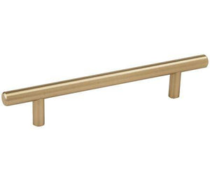 Amerock Cabinet Pull Golden Champagne 5-1/16 inch (128 mm) Center to Center Bar Pulls 1 Pack Drawer Pull Drawer Handle Cabinet Hardware