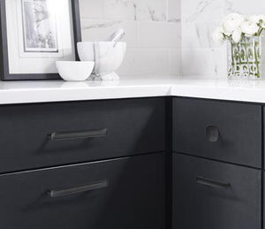 Amerock Cabinet Pull Matte Black 6-5/16 inch (160 mm) Center to Center Concentric 1 Pack Drawer Pull Drawer Handle Cabinet Hardware