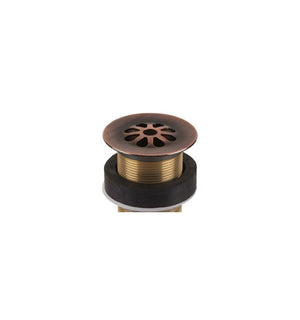 Thompson Traders Bath Drain Medium Antique Copper Flower Style Grid  TDG15-AC Antique Copper