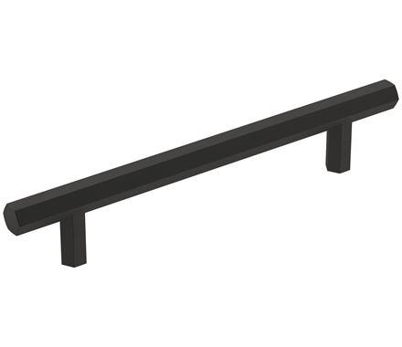 Amerock Cabinet Pull Matte Black 5-1/16 inch (128 mm) Center-to-Center Caliber 1 Pack Drawer Pull Cabinet Handle Cabinet Hardware