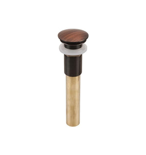 Thompson Traders Bath Drain Medium Antique Copper Soft Touch Pop Up TDP15-AC Antique Copper